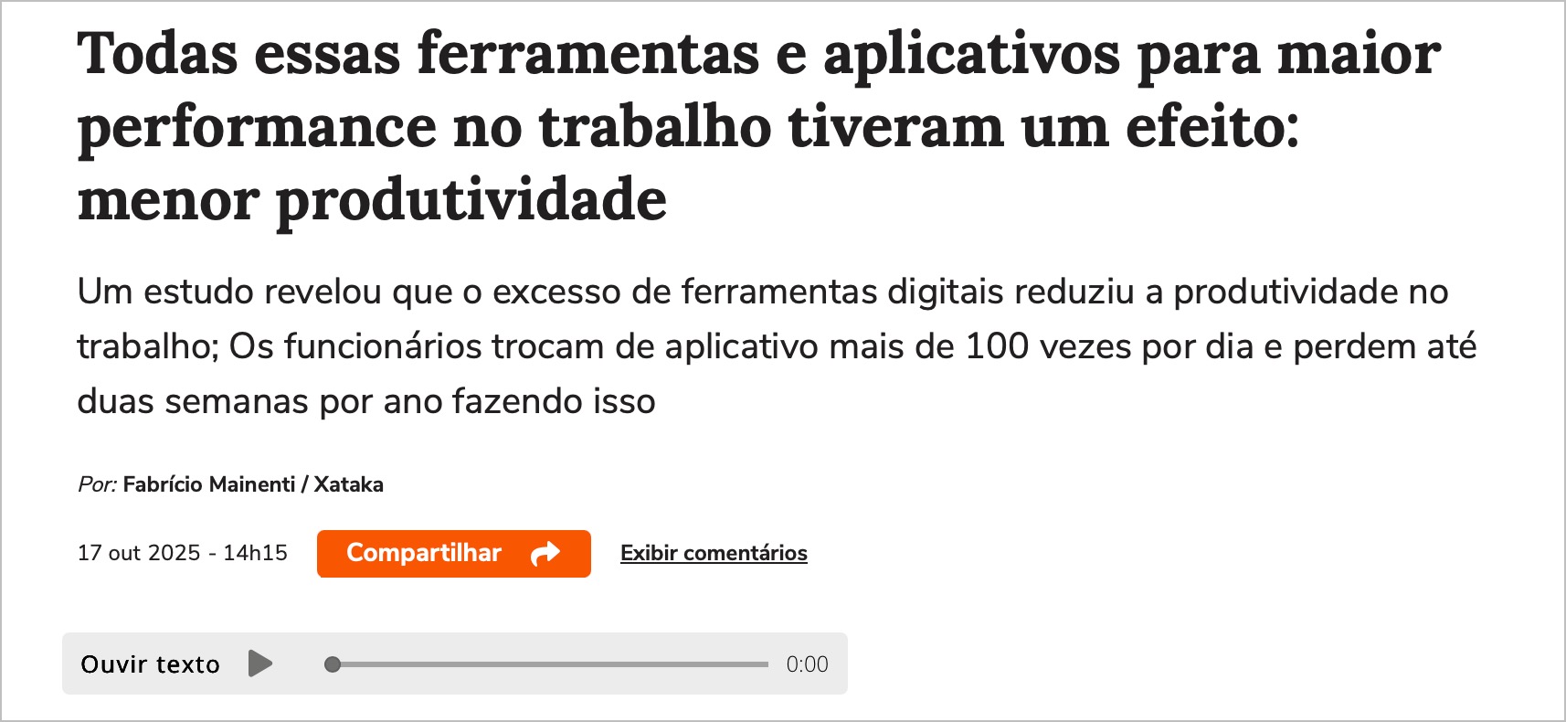 Matéria Portal Terra